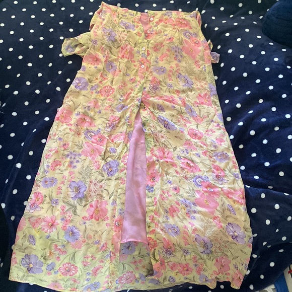 TOPSHOP long floral dress - Picture 2 of 4